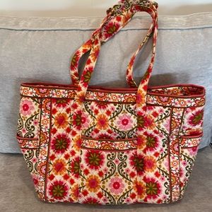 Vera Bradley Folklore Pattern Large Weekend Bag